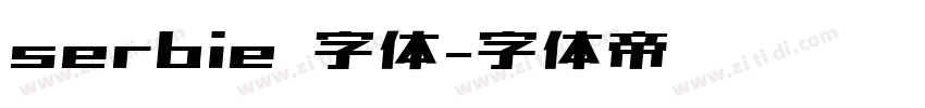 serbie 字体字体转换